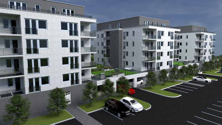 Nové byty v Rychnově nad Kněžnou s dostatečnou parkovací kapacitou